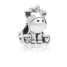 Bruno Unicorn Charm For Bracelet, S925 Sterling Silver