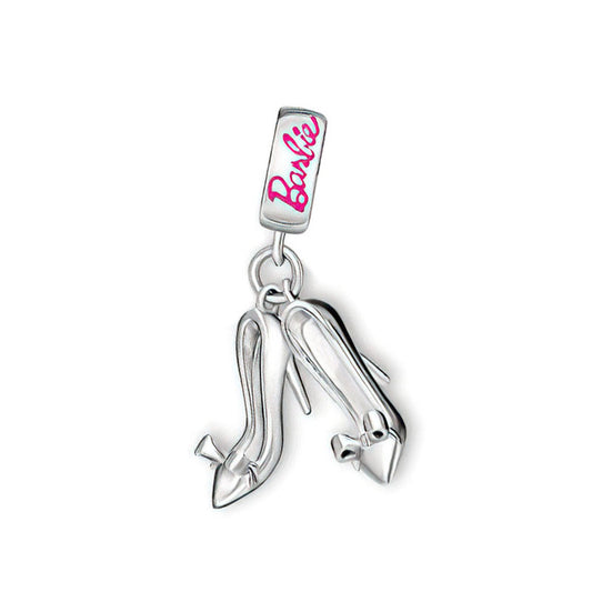 Barbie Shoes Dangle Charm for Bracelet, S925 Sterling Silver