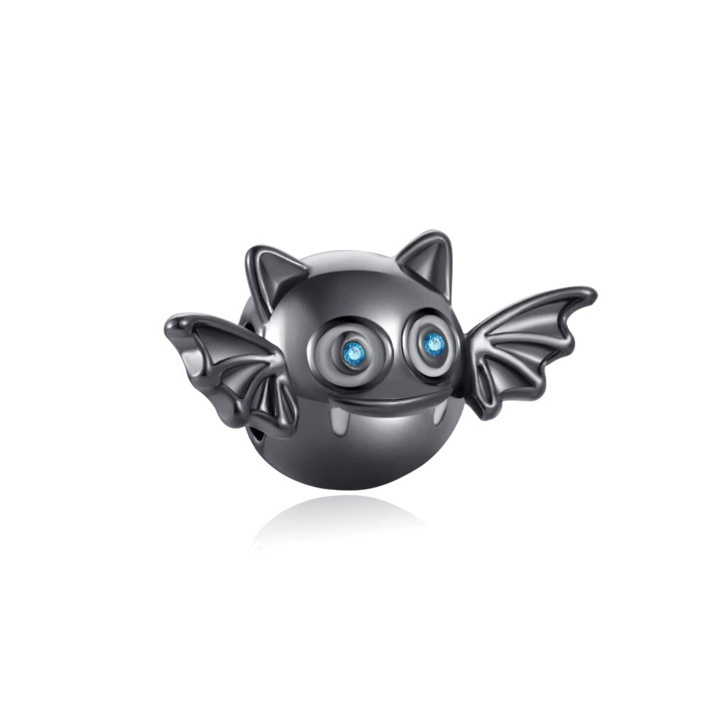 Bat Charm for Bracelet, S925 Sterling Silver