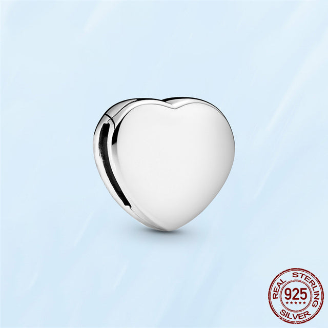 Heart Clip Reflexions Charm For Bracelet, S925 Sterling Silver