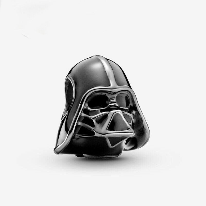 Disney Star Wars Darth Vader Charm For Bracelet, S925 Sterling Silver