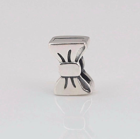 Bow Clip Reflexions Charm For Bracelet, S925 Sterling Silver