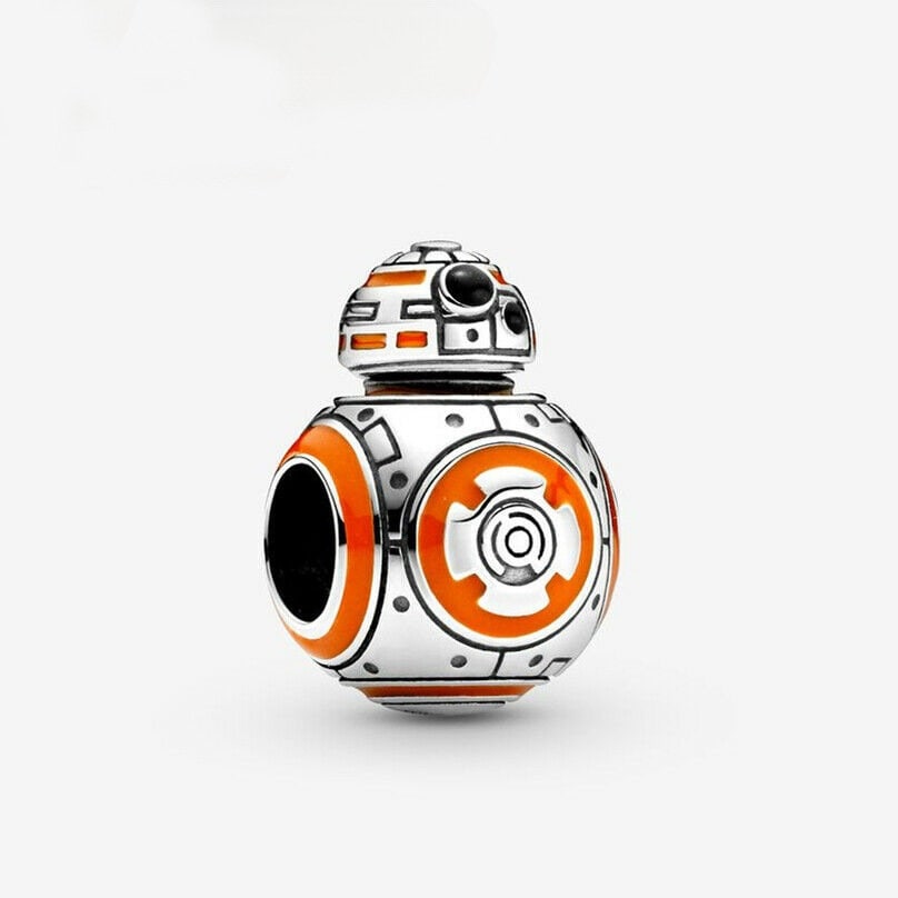 Disney Star Wars BB-8 Charm For Bracelet, S925 Sterling Silver