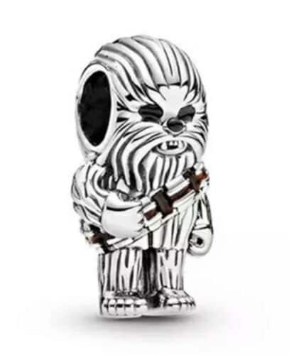 Disney Star Wars Chewbacca Charm For Bracelet, S925 Sterling Silver